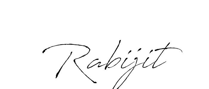 Rabijit stylish signature style. Best Handwritten Sign (Antro_Vectra) for my name. Handwritten Signature Collection Ideas for my name Rabijit. Rabijit signature style 6 images and pictures png