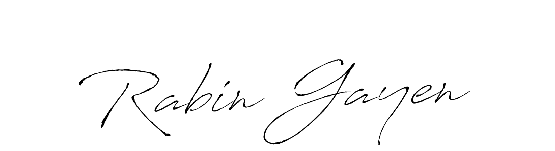Also we have Rabin Gayen name is the best signature style. Create professional handwritten signature collection using Antro_Vectra autograph style. Rabin Gayen signature style 6 images and pictures png