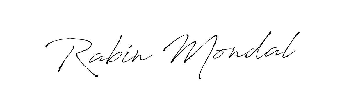 Create a beautiful signature design for name Rabin Mondal. With this signature (Antro_Vectra) fonts, you can make a handwritten signature for free. Rabin Mondal signature style 6 images and pictures png