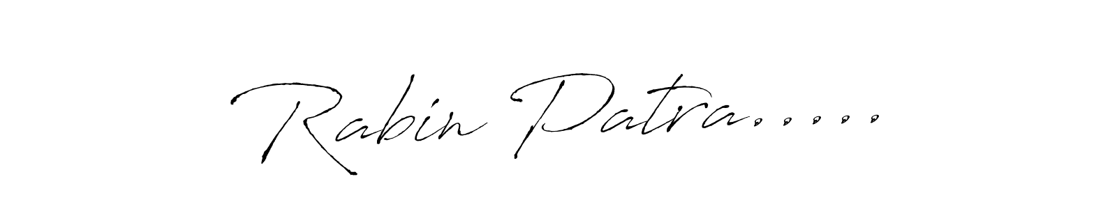 Make a beautiful signature design for name Rabin Patra...... Use this online signature maker to create a handwritten signature for free. Rabin Patra..... signature style 6 images and pictures png