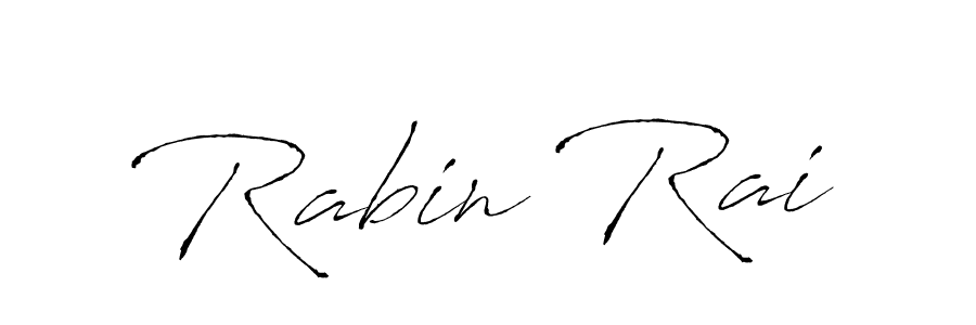 Make a beautiful signature design for name Rabin Rai. With this signature (Antro_Vectra) style, you can create a handwritten signature for free. Rabin Rai signature style 6 images and pictures png