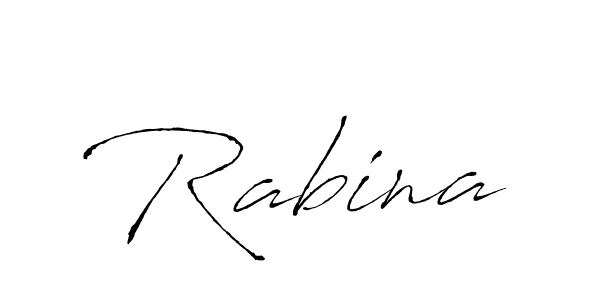 How to make Rabina name signature. Use Antro_Vectra style for creating short signs online. This is the latest handwritten sign. Rabina signature style 6 images and pictures png