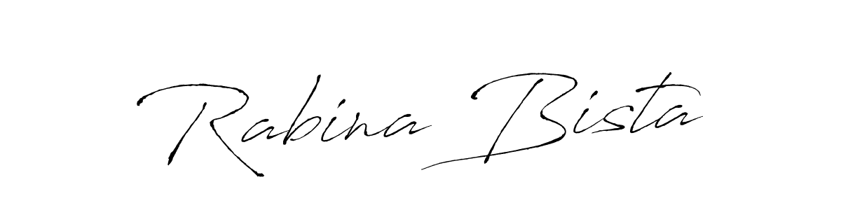 You should practise on your own different ways (Antro_Vectra) to write your name (Rabina Bista) in signature. don't let someone else do it for you. Rabina Bista signature style 6 images and pictures png