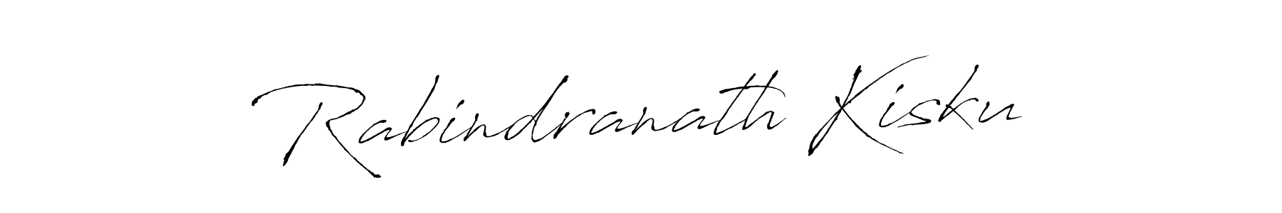 Antro_Vectra is a professional signature style that is perfect for those who want to add a touch of class to their signature. It is also a great choice for those who want to make their signature more unique. Get Rabindranath Kisku name to fancy signature for free. Rabindranath Kisku signature style 6 images and pictures png