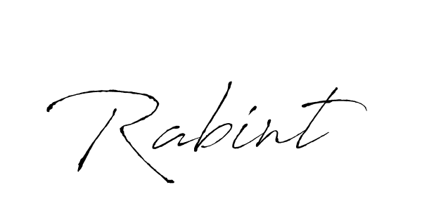 Also You can easily find your signature by using the search form. We will create Rabint name handwritten signature images for you free of cost using Antro_Vectra sign style. Rabint signature style 6 images and pictures png