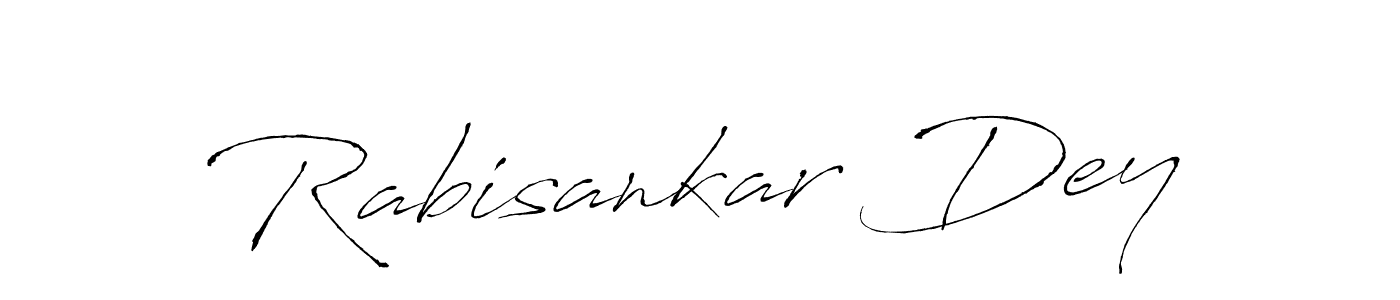 Create a beautiful signature design for name Rabisankar Dey. With this signature (Antro_Vectra) fonts, you can make a handwritten signature for free. Rabisankar Dey signature style 6 images and pictures png
