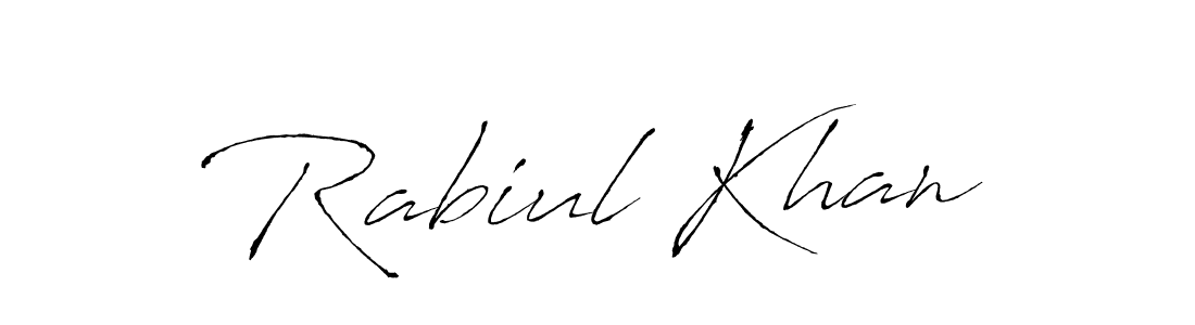 This is the best signature style for the Rabiul Khan name. Also you like these signature font (Antro_Vectra). Mix name signature. Rabiul Khan signature style 6 images and pictures png