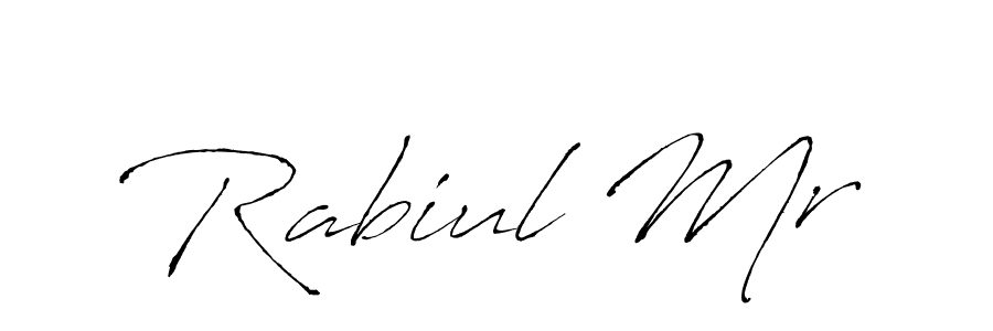 Rabiul Mr stylish signature style. Best Handwritten Sign (Antro_Vectra) for my name. Handwritten Signature Collection Ideas for my name Rabiul Mr. Rabiul Mr signature style 6 images and pictures png
