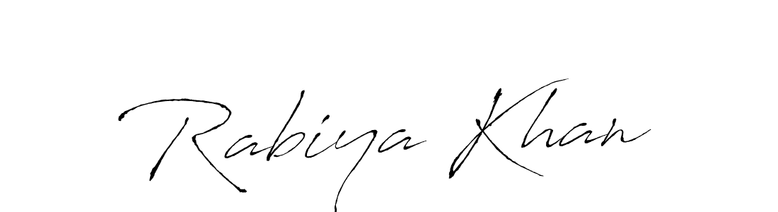 Use a signature maker to create a handwritten signature online. With this signature software, you can design (Antro_Vectra) your own signature for name Rabiya Khan. Rabiya Khan signature style 6 images and pictures png