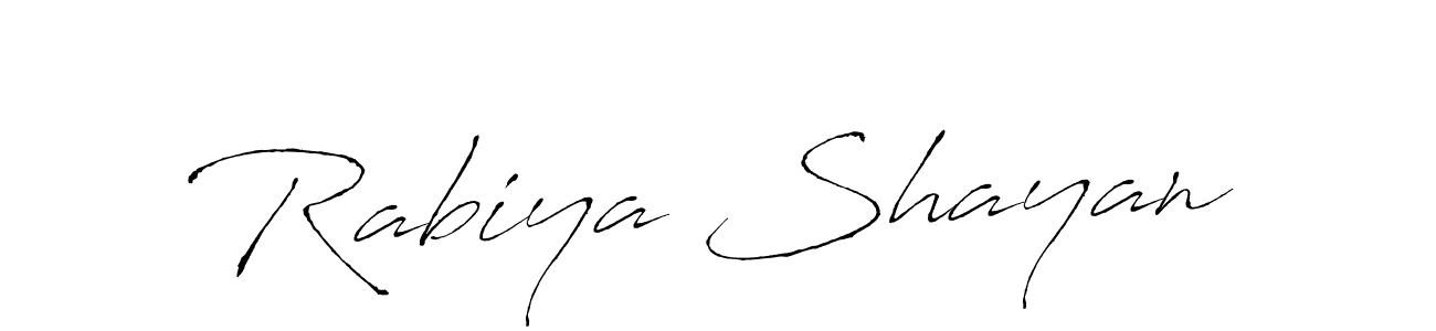 It looks lik you need a new signature style for name Rabiya Shayan. Design unique handwritten (Antro_Vectra) signature with our free signature maker in just a few clicks. Rabiya Shayan signature style 6 images and pictures png