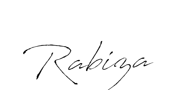 How to make Rabiza signature? Antro_Vectra is a professional autograph style. Create handwritten signature for Rabiza name. Rabiza signature style 6 images and pictures png