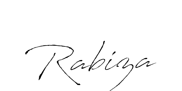 How to make Rabiza signature? Antro_Vectra is a professional autograph style. Create handwritten signature for Rabiza name. Rabiza signature style 6 images and pictures png