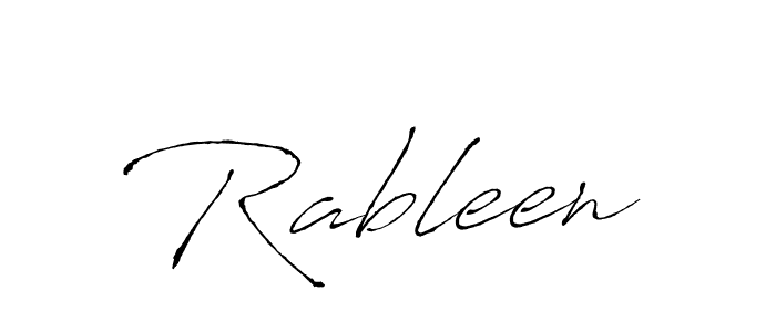 Design your own signature with our free online signature maker. With this signature software, you can create a handwritten (Antro_Vectra) signature for name Rableen. Rableen signature style 6 images and pictures png