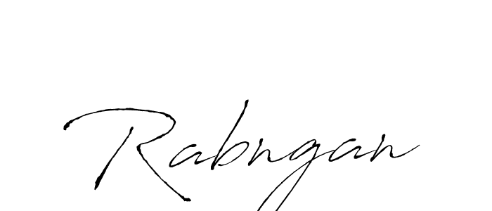 Use a signature maker to create a handwritten signature online. With this signature software, you can design (Antro_Vectra) your own signature for name Rabngan. Rabngan signature style 6 images and pictures png