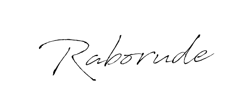 Design your own signature with our free online signature maker. With this signature software, you can create a handwritten (Antro_Vectra) signature for name Raborude. Raborude signature style 6 images and pictures png