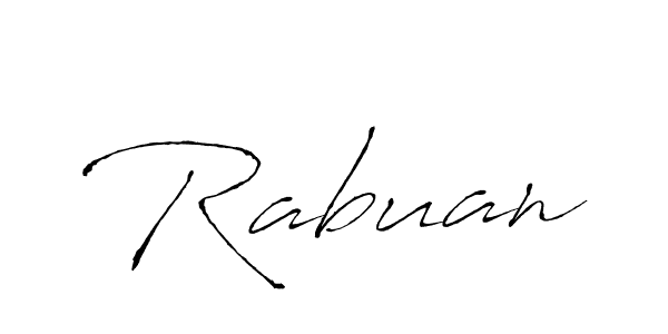 You should practise on your own different ways (Antro_Vectra) to write your name (Rabuan) in signature. don't let someone else do it for you. Rabuan signature style 6 images and pictures png