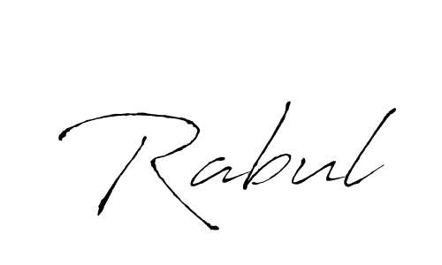 You should practise on your own different ways (Antro_Vectra) to write your name (Rabul) in signature. don't let someone else do it for you. Rabul signature style 6 images and pictures png