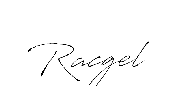 Racgel stylish signature style. Best Handwritten Sign (Antro_Vectra) for my name. Handwritten Signature Collection Ideas for my name Racgel. Racgel signature style 6 images and pictures png