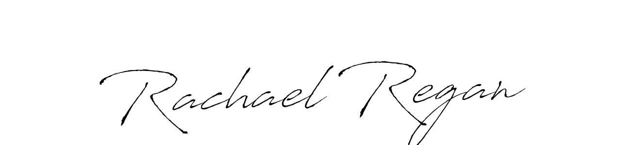 How to make Rachael Regan name signature. Use Antro_Vectra style for creating short signs online. This is the latest handwritten sign. Rachael Regan signature style 6 images and pictures png