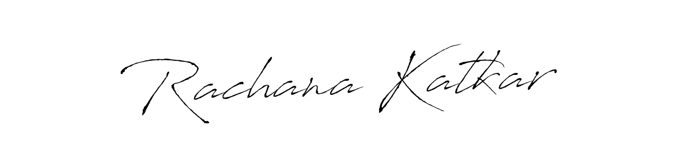 Make a beautiful signature design for name Rachana Katkar. With this signature (Antro_Vectra) style, you can create a handwritten signature for free. Rachana Katkar signature style 6 images and pictures png