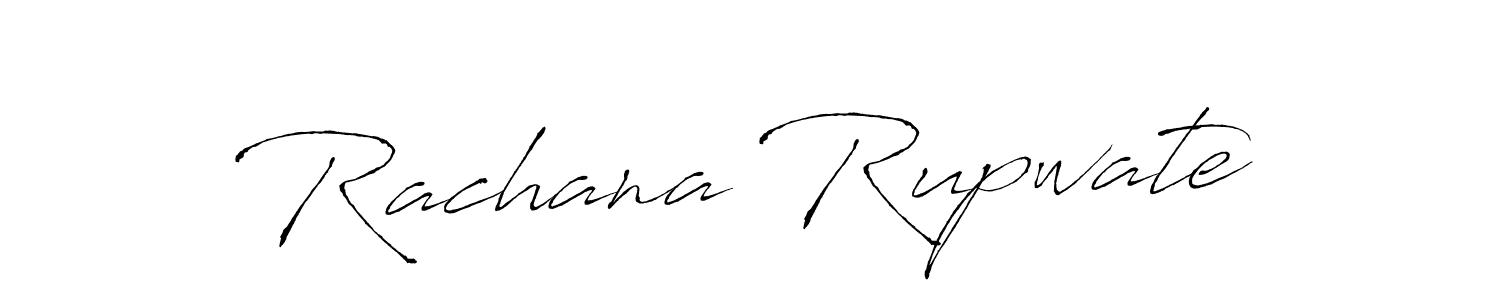 Design your own signature with our free online signature maker. With this signature software, you can create a handwritten (Antro_Vectra) signature for name Rachana Rupwate. Rachana Rupwate signature style 6 images and pictures png