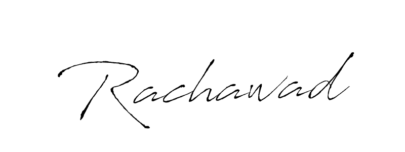 Use a signature maker to create a handwritten signature online. With this signature software, you can design (Antro_Vectra) your own signature for name Rachawad. Rachawad signature style 6 images and pictures png