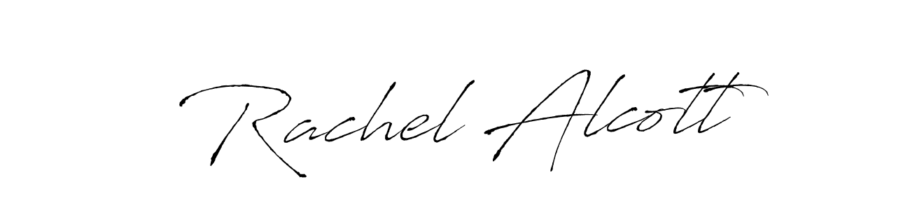 Use a signature maker to create a handwritten signature online. With this signature software, you can design (Antro_Vectra) your own signature for name Rachel Alcott. Rachel Alcott signature style 6 images and pictures png