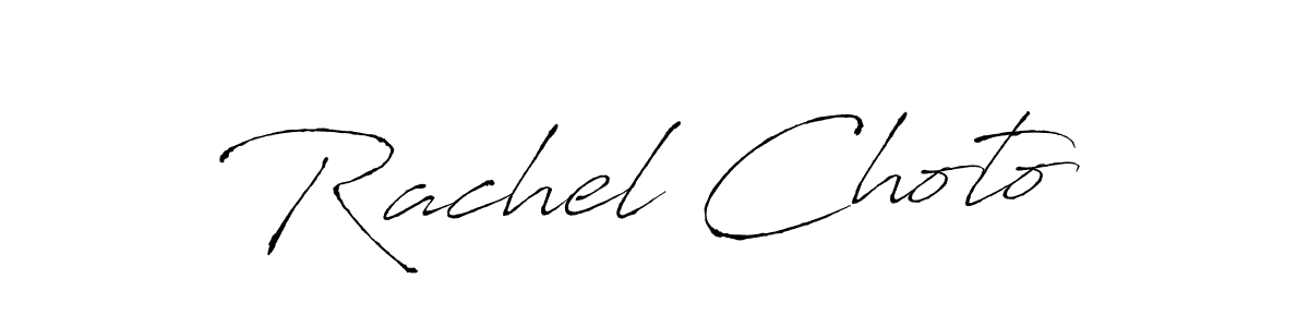 You should practise on your own different ways (Antro_Vectra) to write your name (Rachel Choto) in signature. don't let someone else do it for you. Rachel Choto signature style 6 images and pictures png