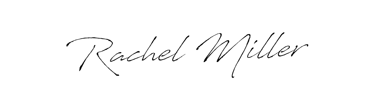 How to make Rachel Miller name signature. Use Antro_Vectra style for creating short signs online. This is the latest handwritten sign. Rachel Miller signature style 6 images and pictures png