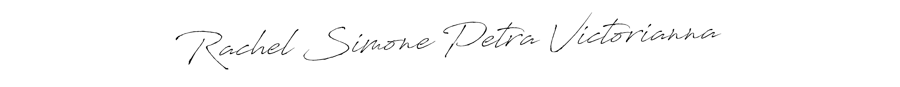 The best way (Antro_Vectra) to make a short signature is to pick only two or three words in your name. The name Rachel Simone Petra Victorianna include a total of six letters. For converting this name. Rachel Simone Petra Victorianna signature style 6 images and pictures png