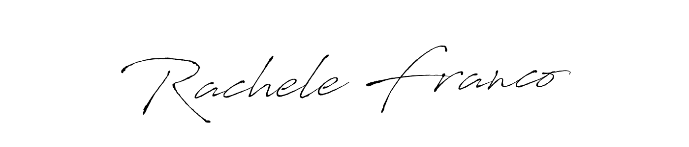Make a short Rachele Franco signature style. Manage your documents anywhere anytime using Antro_Vectra. Create and add eSignatures, submit forms, share and send files easily. Rachele Franco signature style 6 images and pictures png