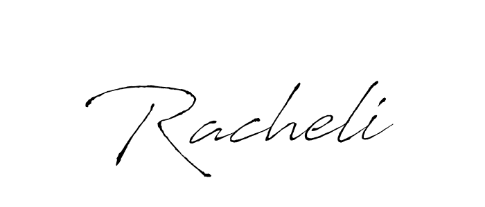 How to make Racheli signature? Antro_Vectra is a professional autograph style. Create handwritten signature for Racheli name. Racheli signature style 6 images and pictures png