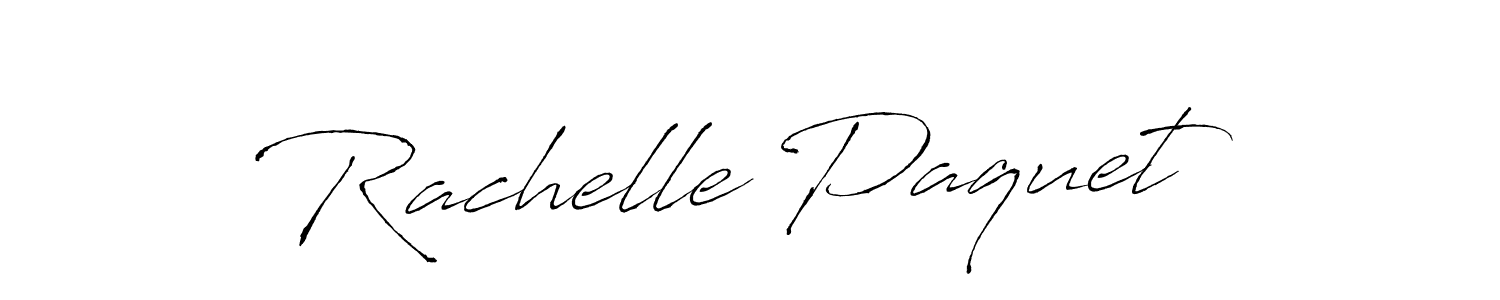 Design your own signature with our free online signature maker. With this signature software, you can create a handwritten (Antro_Vectra) signature for name Rachelle Paquet. Rachelle Paquet signature style 6 images and pictures png