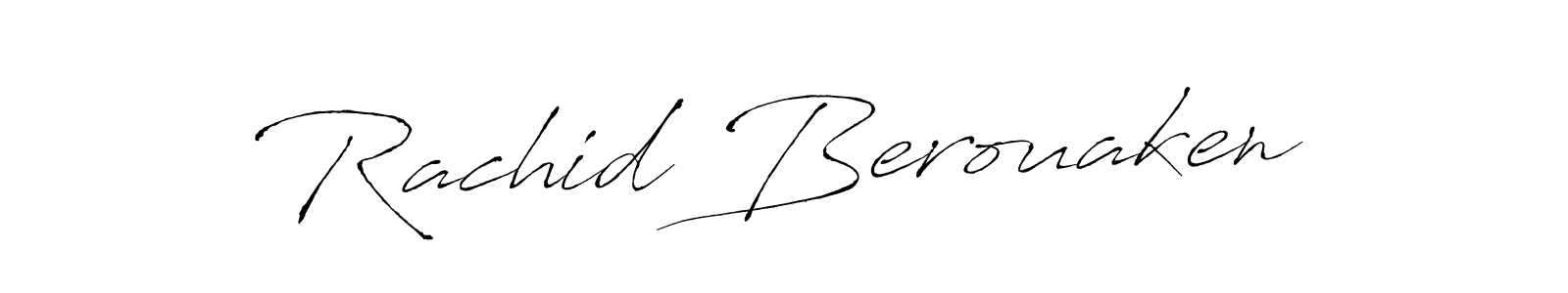 if you are searching for the best signature style for your name Rachid Berouaken. so please give up your signature search. here we have designed multiple signature styles  using Antro_Vectra. Rachid Berouaken signature style 6 images and pictures png