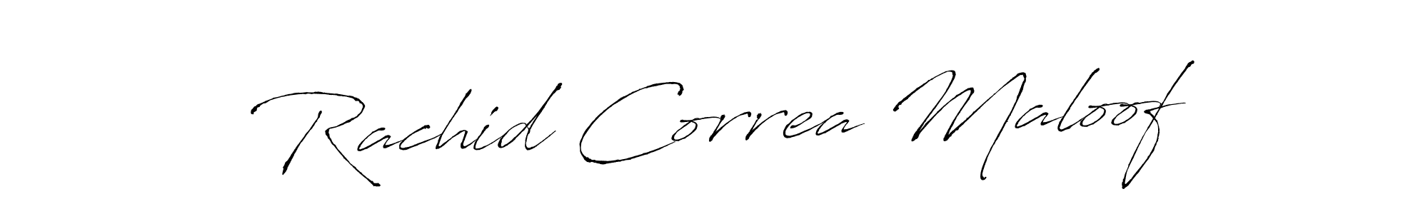 See photos of Rachid Correa Maloof official signature by Spectra . Check more albums & portfolios. Read reviews & check more about Antro_Vectra font. Rachid Correa Maloof signature style 6 images and pictures png