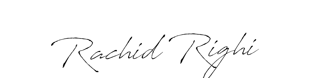 It looks lik you need a new signature style for name Rachid Righi. Design unique handwritten (Antro_Vectra) signature with our free signature maker in just a few clicks. Rachid Righi signature style 6 images and pictures png