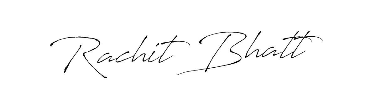 Rachit Bhatt stylish signature style. Best Handwritten Sign (Antro_Vectra) for my name. Handwritten Signature Collection Ideas for my name Rachit Bhatt. Rachit Bhatt signature style 6 images and pictures png