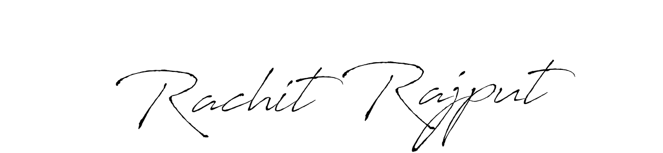 Design your own signature with our free online signature maker. With this signature software, you can create a handwritten (Antro_Vectra) signature for name Rachit Rajput. Rachit Rajput signature style 6 images and pictures png