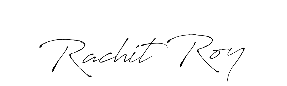 How to make Rachit Roy name signature. Use Antro_Vectra style for creating short signs online. This is the latest handwritten sign. Rachit Roy signature style 6 images and pictures png