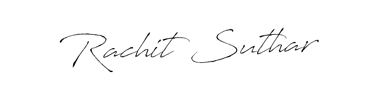 Once you've used our free online signature maker to create your best signature Antro_Vectra style, it's time to enjoy all of the benefits that Rachit Suthar name signing documents. Rachit Suthar signature style 6 images and pictures png