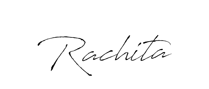 Antro_Vectra is a professional signature style that is perfect for those who want to add a touch of class to their signature. It is also a great choice for those who want to make their signature more unique. Get Rachita name to fancy signature for free. Rachita signature style 6 images and pictures png