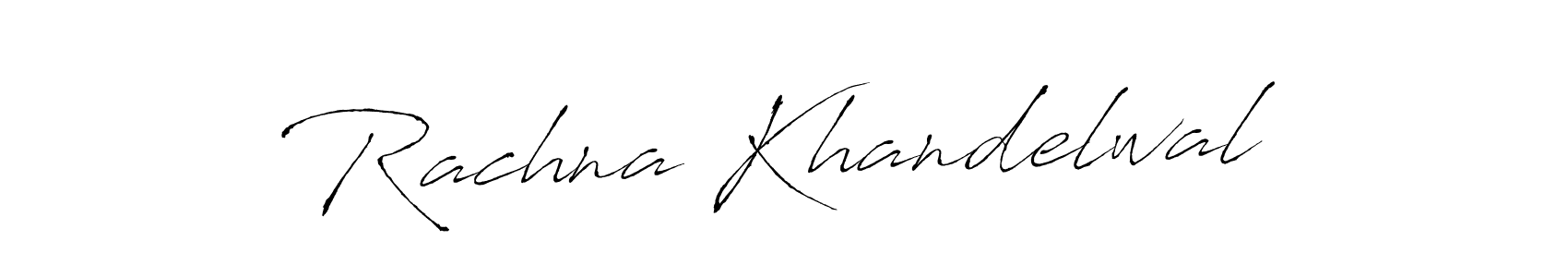 Also You can easily find your signature by using the search form. We will create Rachna Khandelwal name handwritten signature images for you free of cost using Antro_Vectra sign style. Rachna Khandelwal signature style 6 images and pictures png