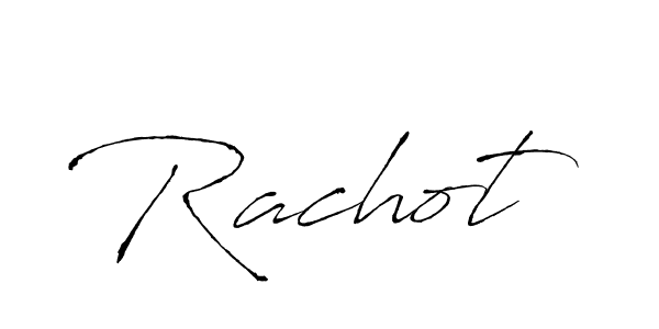 You should practise on your own different ways (Antro_Vectra) to write your name (Rachot) in signature. don't let someone else do it for you. Rachot signature style 6 images and pictures png