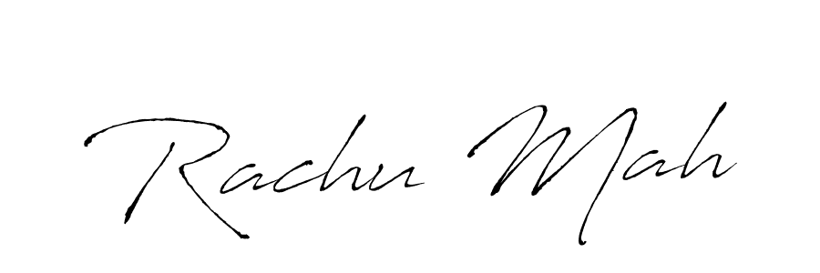 See photos of Rachu Mah official signature by Spectra . Check more albums & portfolios. Read reviews & check more about Antro_Vectra font. Rachu Mah signature style 6 images and pictures png