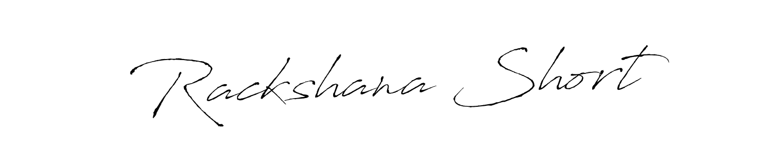 Use a signature maker to create a handwritten signature online. With this signature software, you can design (Antro_Vectra) your own signature for name Rackshana Short. Rackshana Short signature style 6 images and pictures png
