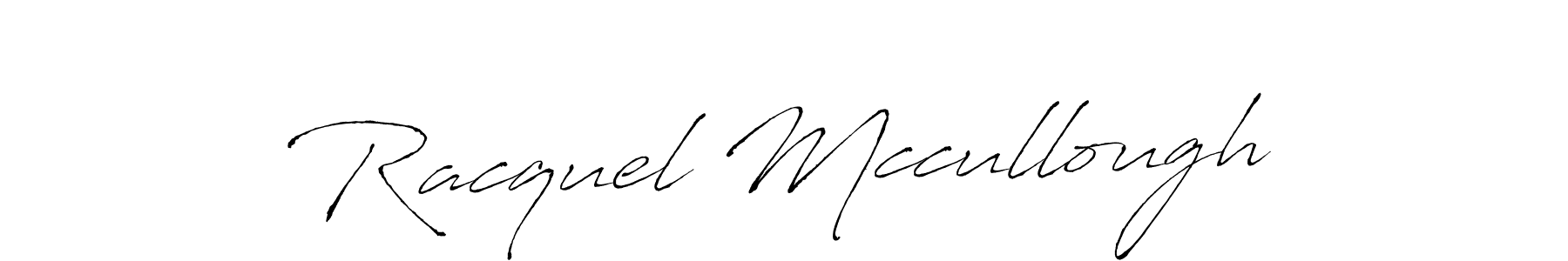 Design your own signature with our free online signature maker. With this signature software, you can create a handwritten (Antro_Vectra) signature for name Racquel Mccullough. Racquel Mccullough signature style 6 images and pictures png