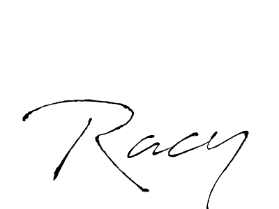 Racy stylish signature style. Best Handwritten Sign (Antro_Vectra) for my name. Handwritten Signature Collection Ideas for my name Racy. Racy signature style 6 images and pictures png