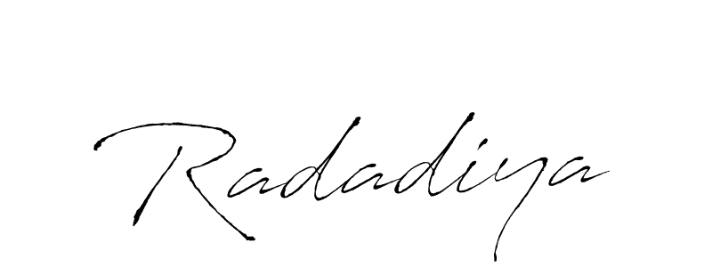 Make a beautiful signature design for name Radadiya. Use this online signature maker to create a handwritten signature for free. Radadiya signature style 6 images and pictures png