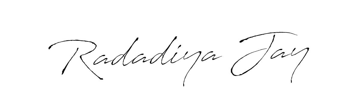 Similarly Antro_Vectra is the best handwritten signature design. Signature creator online .You can use it as an online autograph creator for name Radadiya Jay. Radadiya Jay signature style 6 images and pictures png