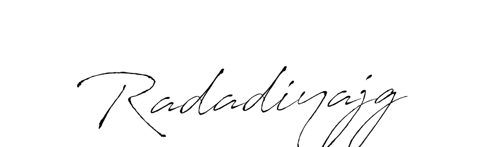 Radadiyajg stylish signature style. Best Handwritten Sign (Antro_Vectra) for my name. Handwritten Signature Collection Ideas for my name Radadiyajg. Radadiyajg signature style 6 images and pictures png